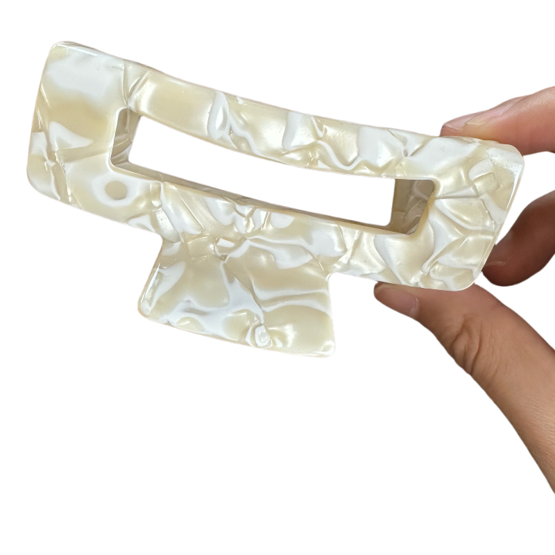 Hair Clip Claw 10CM Hollow Rectangle