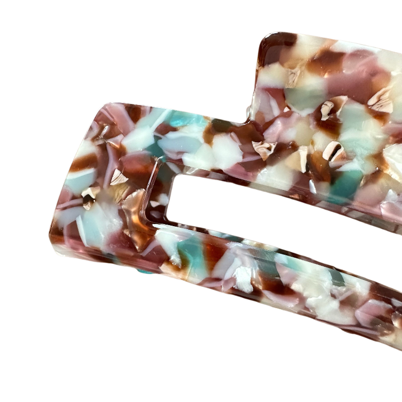 Claw Clip Hair 10CM Rectangle Hollow Acetate Claw Clips