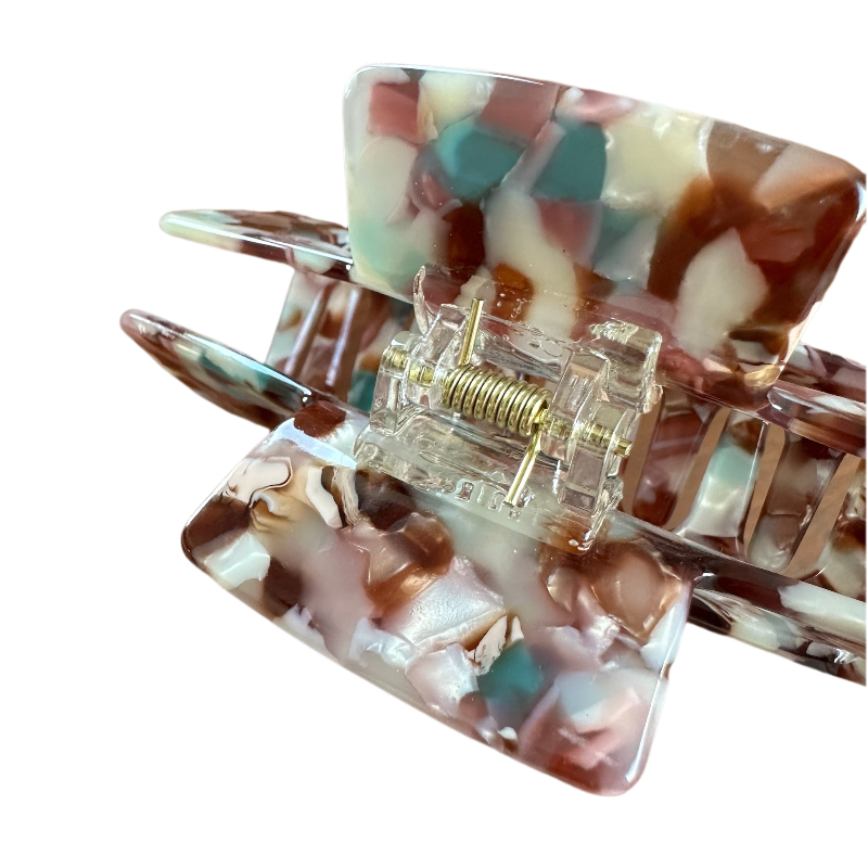 Claw Clip Hair 10CM Rectangle Hollow Acetate Claw Clips