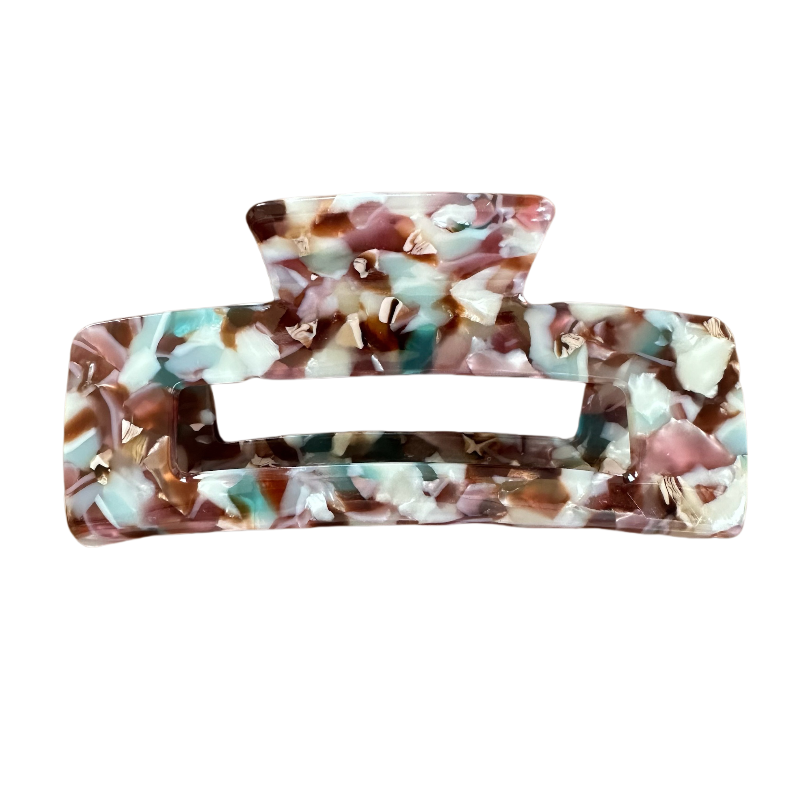 Claw Clip Hair 10CM Rectangle Hollow Acetate Claw Clips