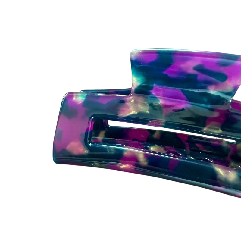 Acetate Purple Hair Claws Clips 7.5CM for Long Hair