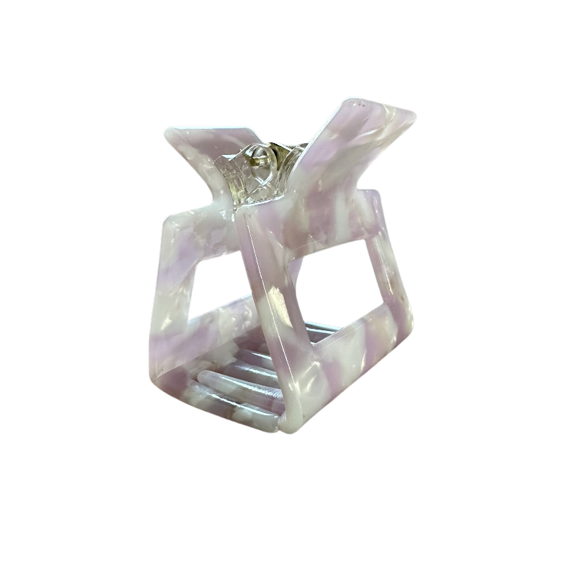 Pink Claw Clips Acetate 5cm Square Hair Claw for Women