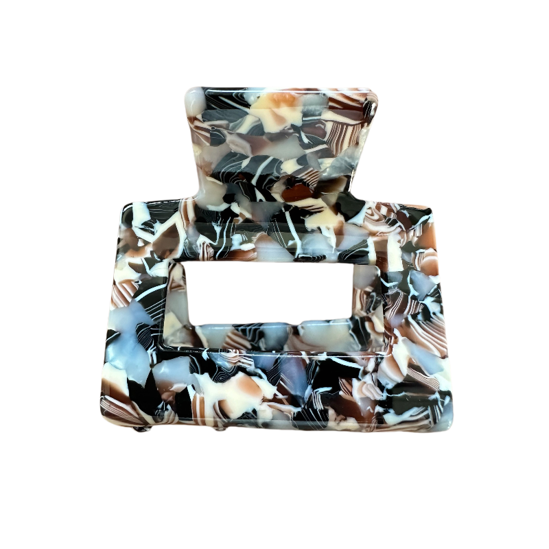 Small Claw Clip 5CM Acetate Hollow Rectangle Hair Claw