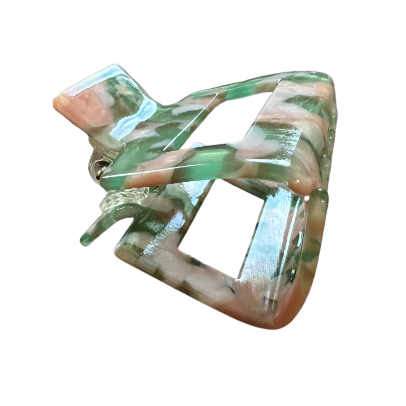 Small Green Claw Clip for Hair 5CM