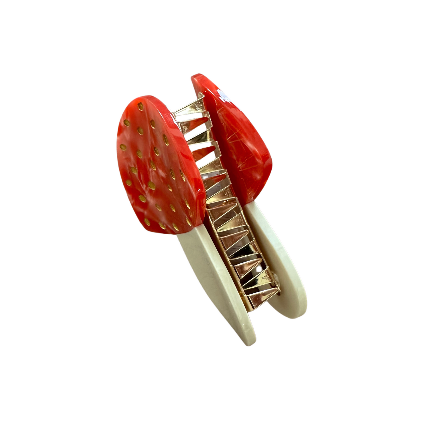 7cm Mushroom Claw Clips Cute with Metal Claw Funny Accessories