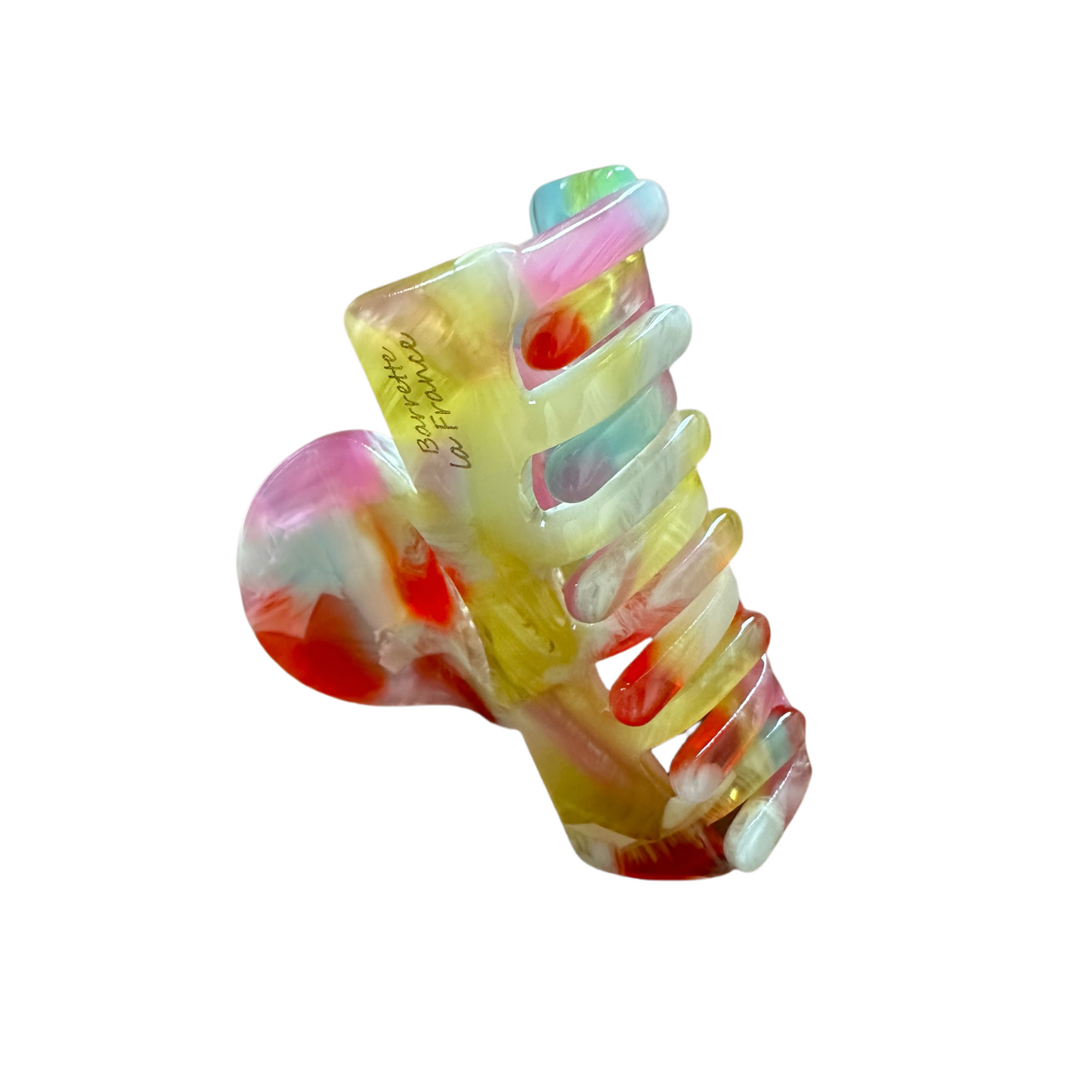 Summer Rainbow Claw Hair Clips Small 5.5cm Acetic Acid Hair Claw