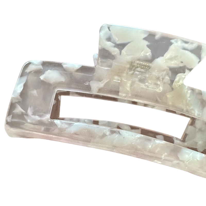 Claw Hair Clips 10CM Rectangle Hollow Acetate Hair Claw