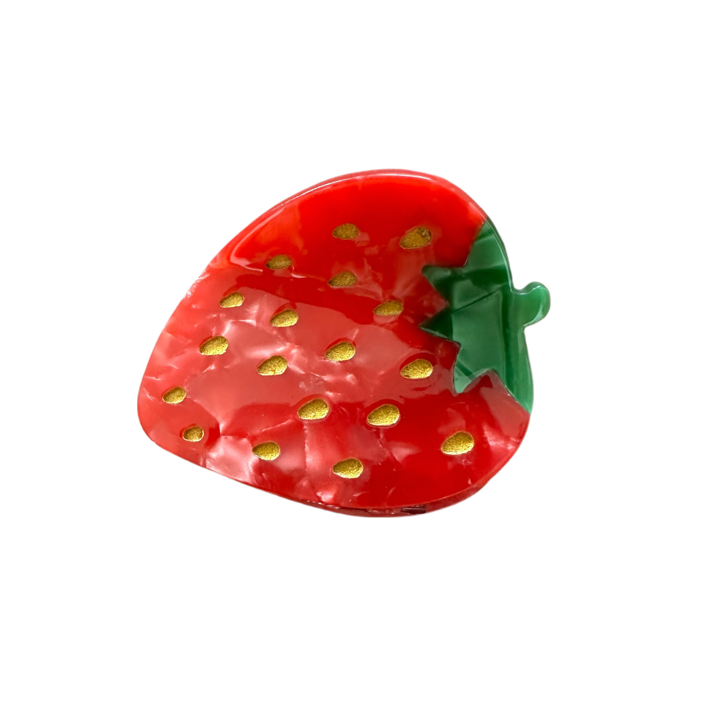 4CM Fruit Strawberry Cute Claw Clip Hairstyles for Short Hair