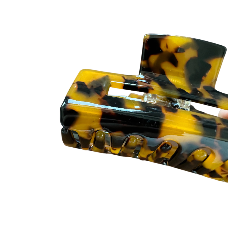Tortoiseshell Acetate Hair Claw Clips for Women 7.5CM