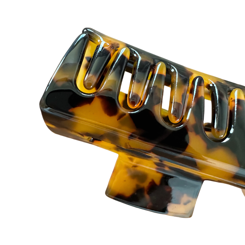 Tortoiseshell Acetate Hair Claw Clips for Women 7.5CM