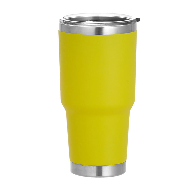30oz Powder Coated Car Cup Thermal Insulated Cup Logo acceptable