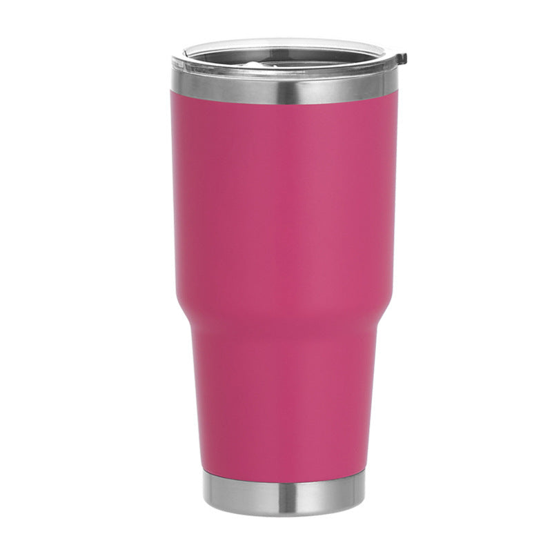 30oz Powder Coated Car Cup Thermal Insulated Cup Logo acceptable
