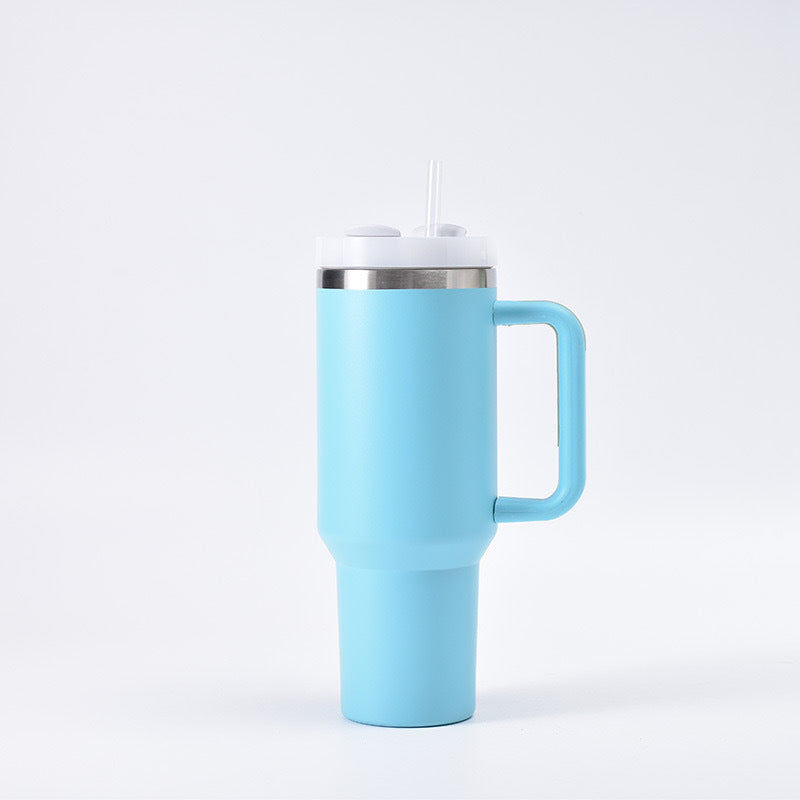H2.0 40oz Handle Cup Stainless Steel Car Cup Thermal Vacuum Double Layer Portable Cup
