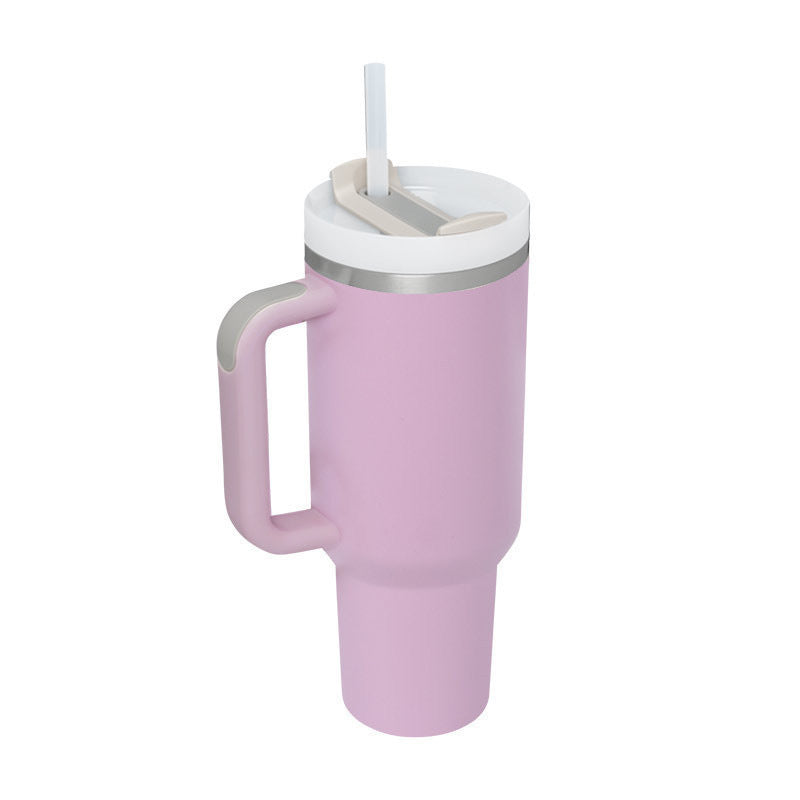 H2.0 40oz Handle Cup Stainless Steel Car Cup Thermal Vacuum Double Layer Portable Cup