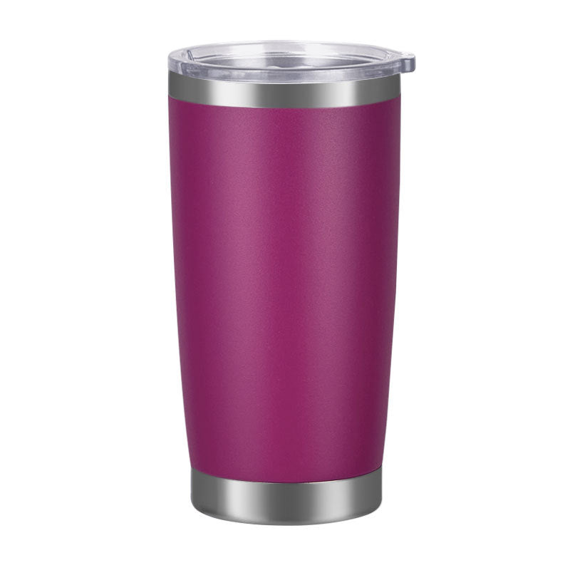 20oz Car Cup Powder Coated Tumbler 304 Stainless Steel Cup