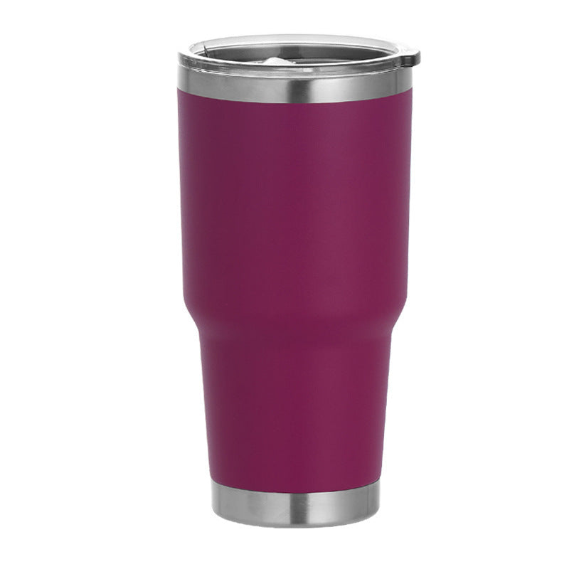 30oz Powder Coated Car Cup Thermal Insulated Cup Logo acceptable