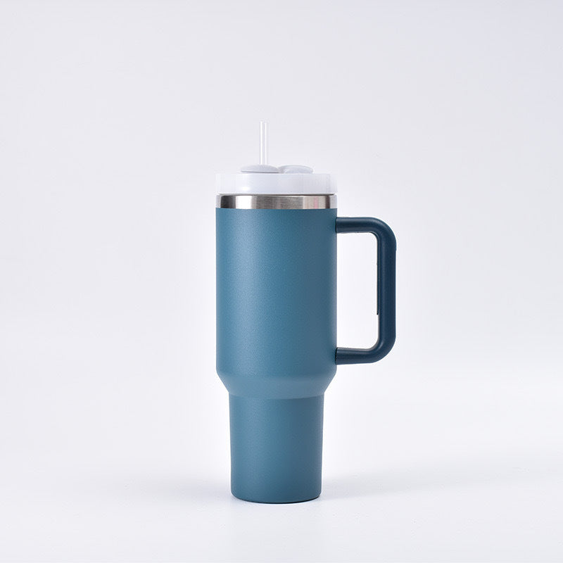 H2.0 40oz Handle Cup Stainless Steel Car Cup Thermal Vacuum Double Layer Portable Cup