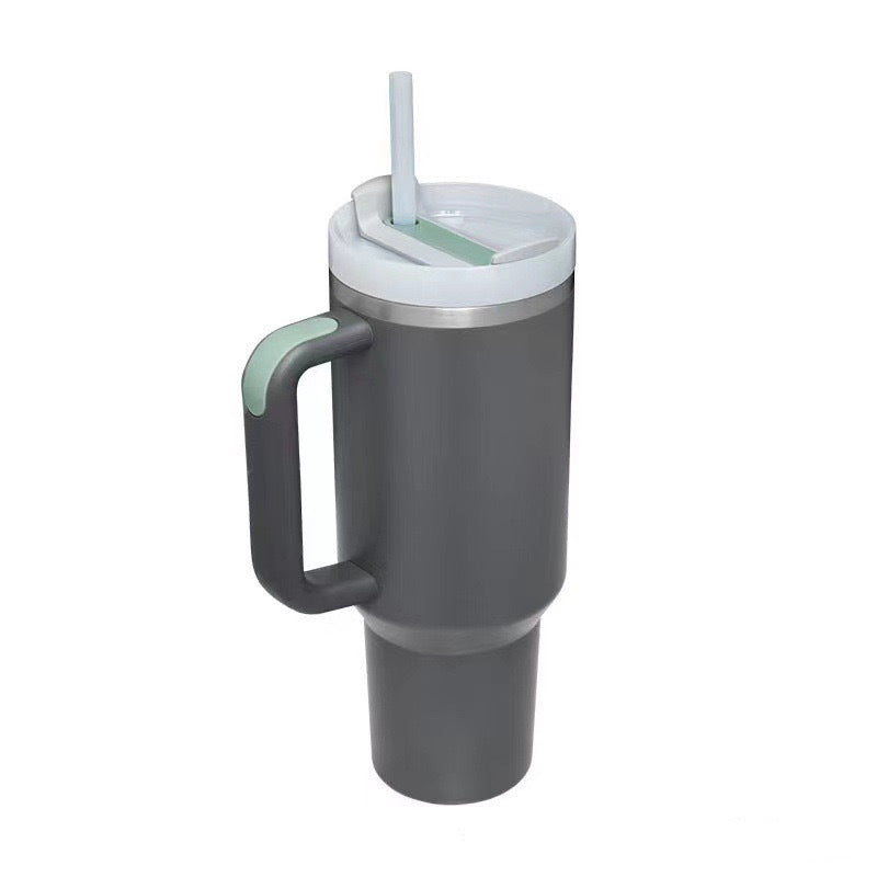 H2.0 40oz Handle Cup Stainless Steel Car Cup Thermal Vacuum Double Layer Portable Cup