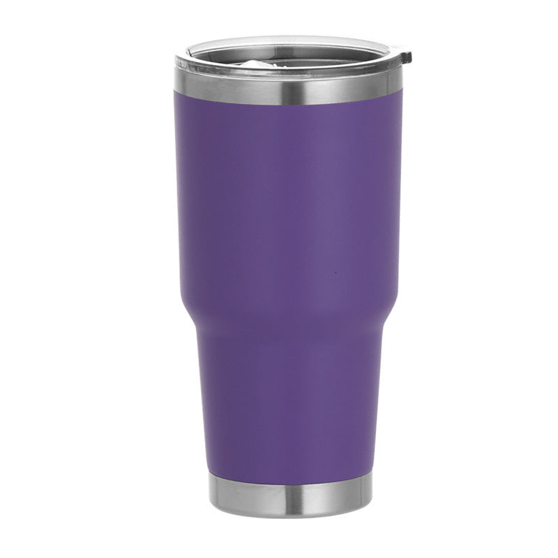 30oz Powder Coated Car Cup Thermal Insulated Cup Logo acceptable