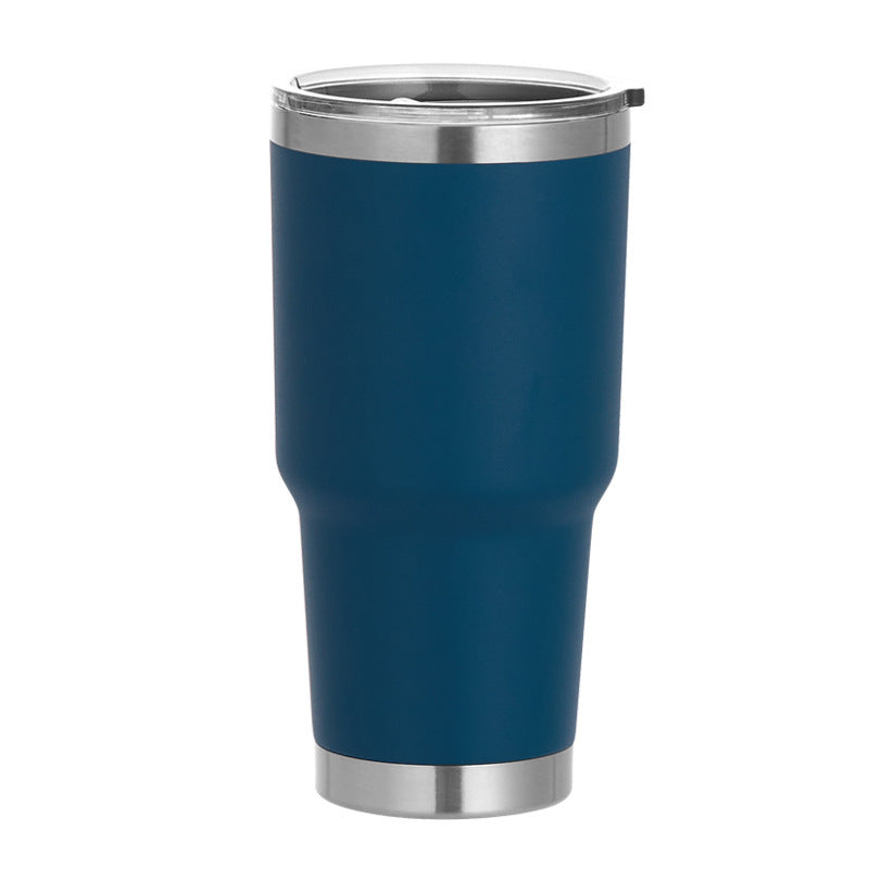 30oz Powder Coated Car Cup Thermal Insulated Cup Logo acceptable