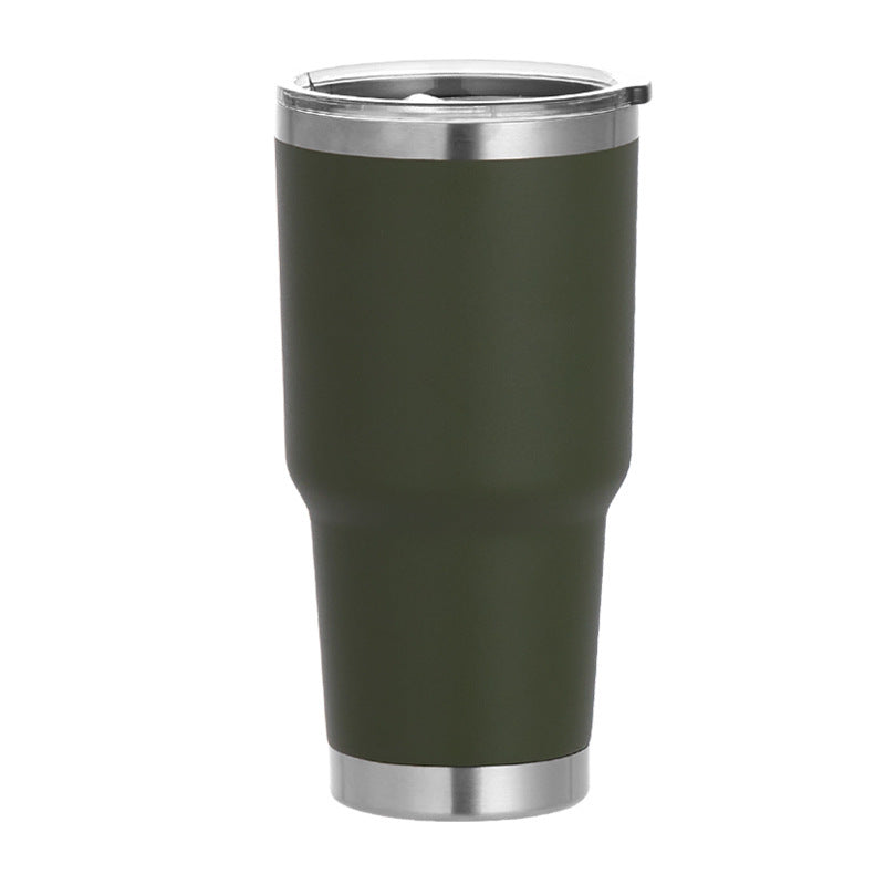 30oz Powder Coated Car Cup Thermal Insulated Cup Logo acceptable