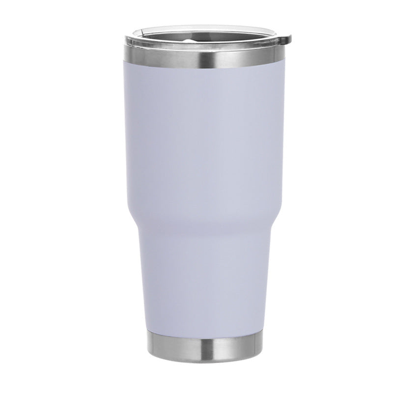30oz Powder Coated Car Cup Thermal Insulated Cup Logo acceptable