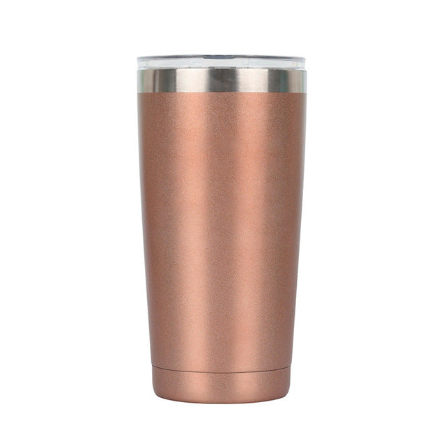 20oz Car Cup Powder Coated Tumbler 304 Stainless Steel Cup