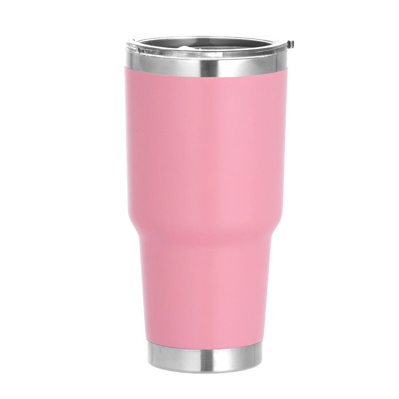 30oz Powder Coated Car Cup Thermal Insulated Cup Logo acceptable