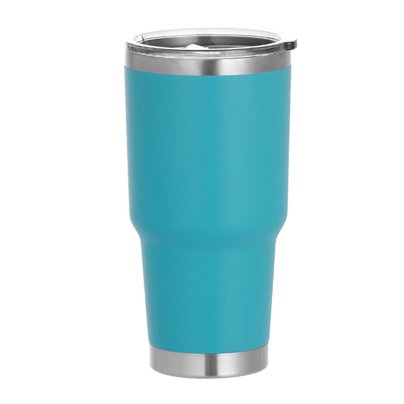 30oz Powder Coated Car Cup Thermal Insulated Cup Logo acceptable