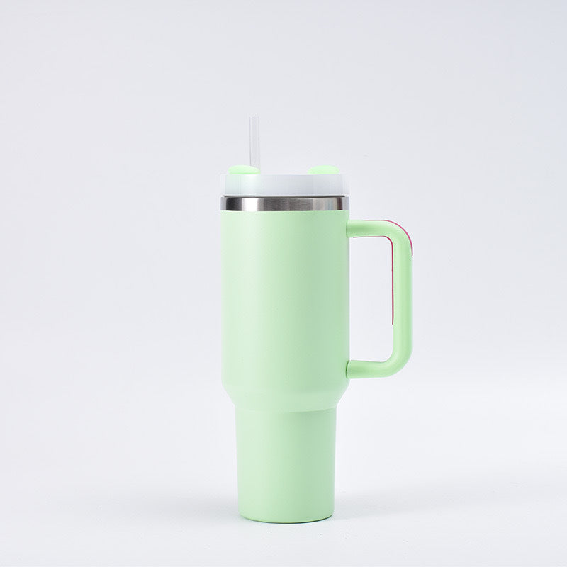 H2.0 40oz Handle Cup Stainless Steel Car Cup Thermal Vacuum Double Layer Portable Cup