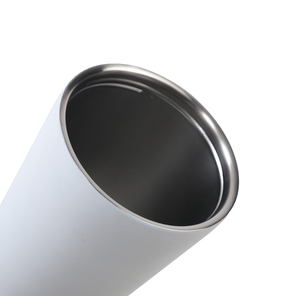 710ml/850ml Circular handle folding straw stainless steel tumbler