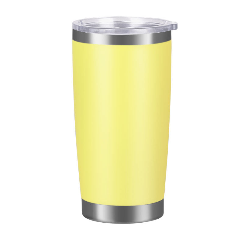 20oz Car Cup Powder Coated Tumbler 304 Stainless Steel Cup
