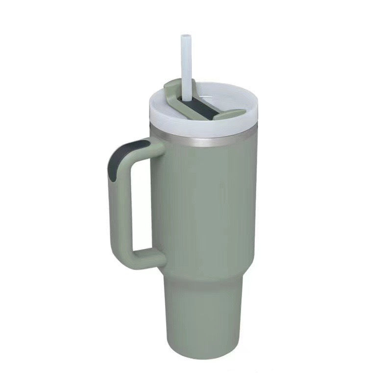 H2.0 40oz Handle Cup Stainless Steel Car Cup Thermal Vacuum Double Layer Portable Cup