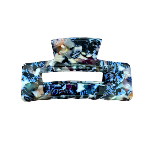 Acetic Acid Claw Clip Flat 7.5cm for Long Hair
