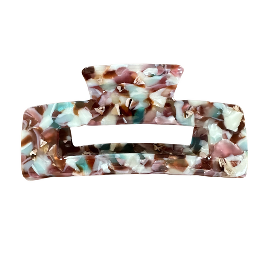 Claw Clip Hair 10CM Rectangle Hollow Acetate Claw Clips