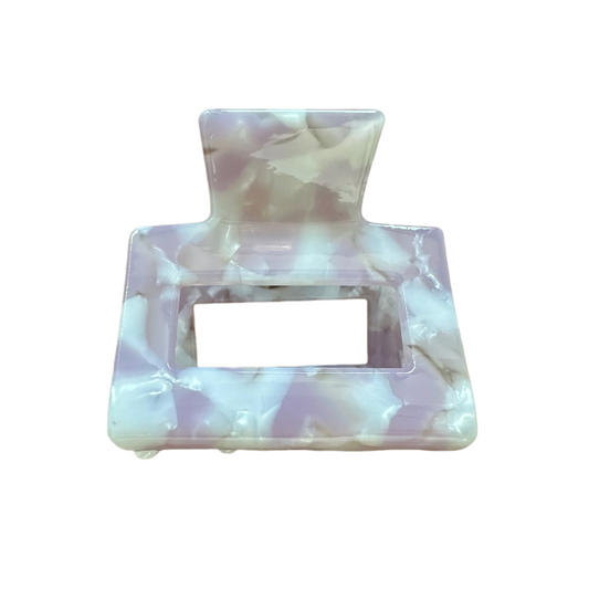 Pink Claw Clips Acetate 5cm Square Hair Claw for Women