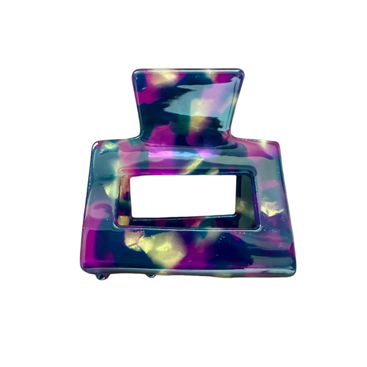 Flat Claw Clip Square Acetate 5cm Hair Claw
