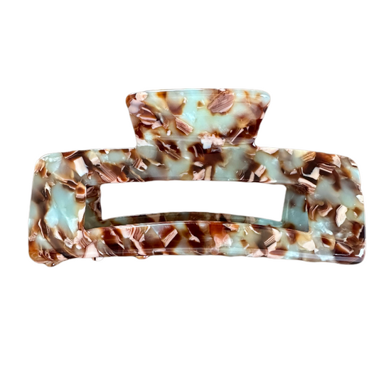 Long Claw Clip Rectangle Acetate Claw Clips 10CM