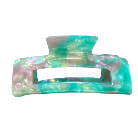 Hairstyles with A Claw Clip 10CM Rectangle Acetic Acid