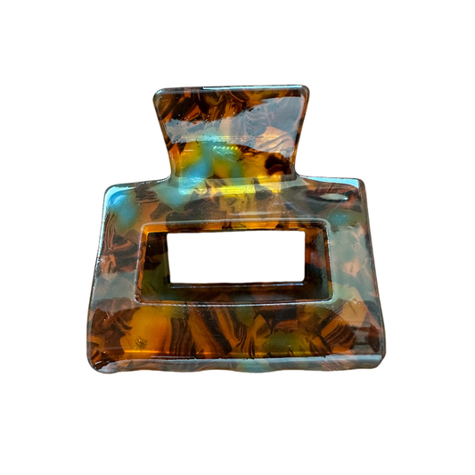 Square Acetate Claw Clip 5cm for Short Hair