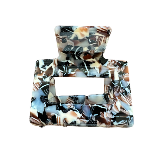 Small Claw Clip 5CM Acetate Hollow Rectangle Hair Claw