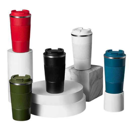 380ml 510ml Stainless Steel Coffee Cup With Silicone Sleeve Gift Cup CeramicInsulated Cup