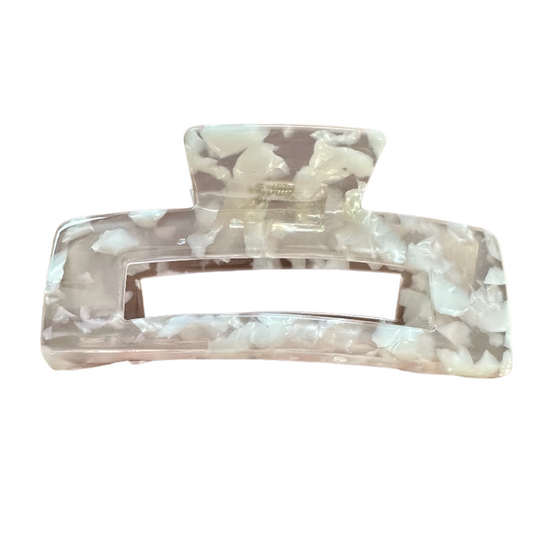 Claw Hair Clips 10CM Rectangle Hollow Acetate Hair Claw