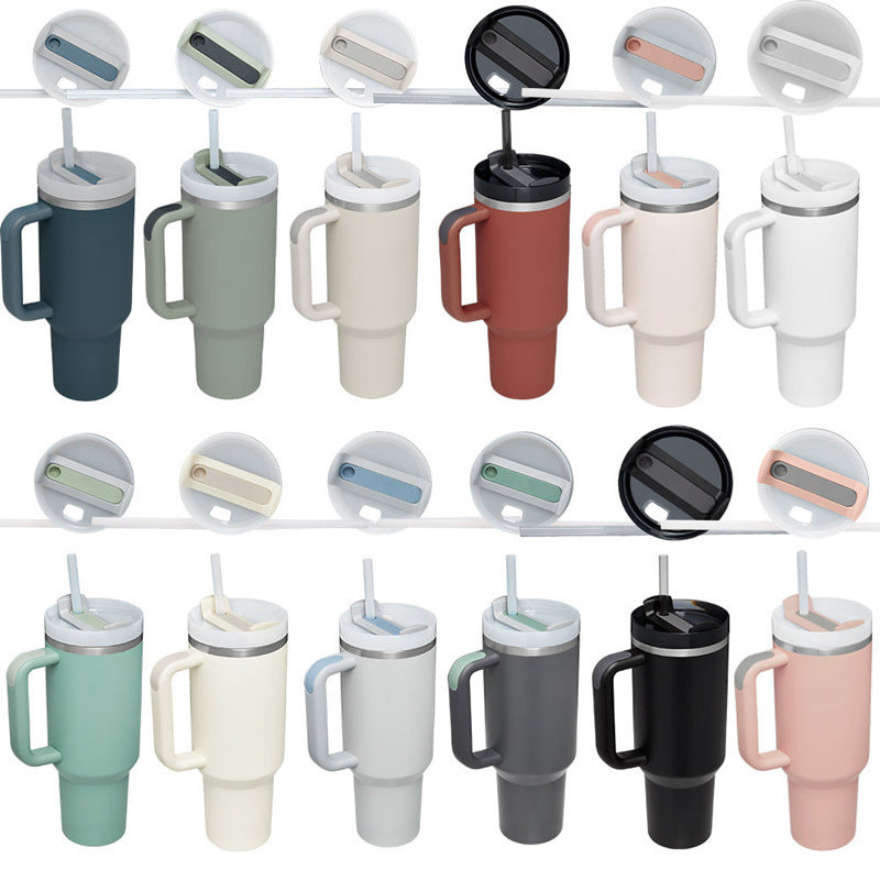 H2.0 40oz Handle Cup Stainless Steel Car Cup Thermal Vacuum Double Layer Portable Cup