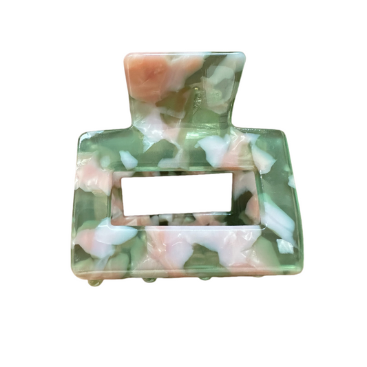 Small Green Claw Clip for Hair 5CM