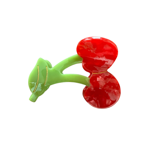 6.5cm Fruit Cherry Cute Hair Claw Clip Hair Accessories