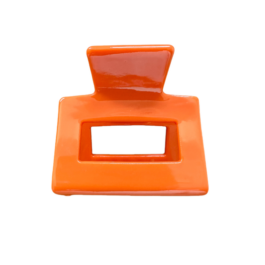 5CM Acetic Acid Orange Claw Clip Style For Women Hair