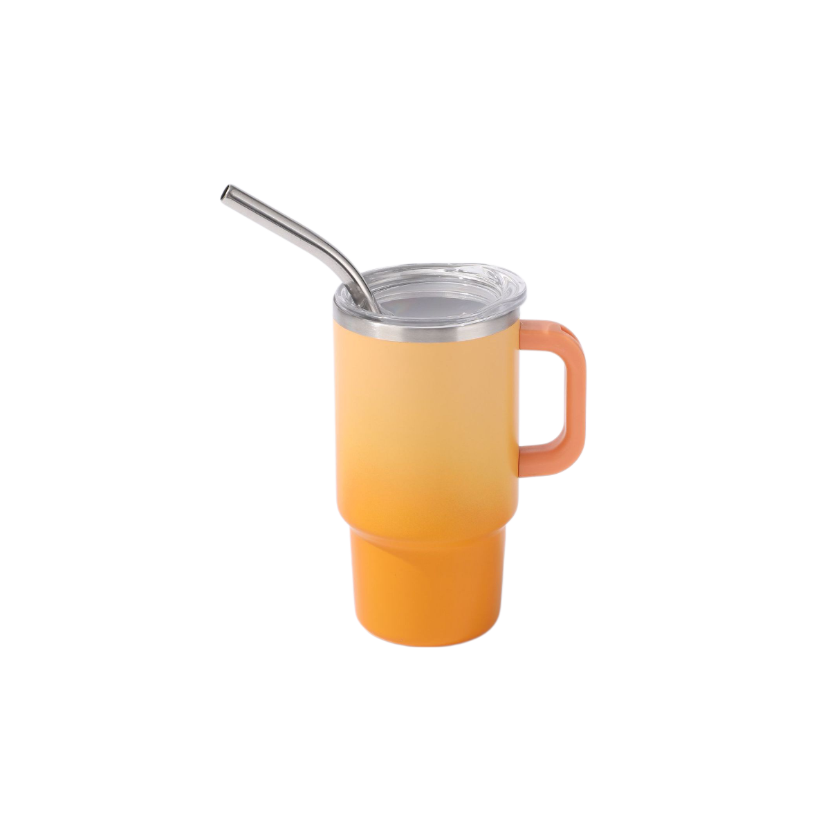 4oz Small Wine Glass With Plastic Handle Mini Double-layer Car Cup Stainless Steel Mug