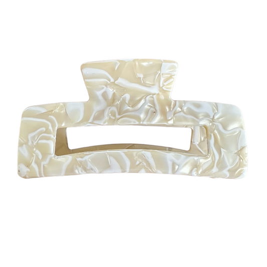 Hair Clip Claw 10CM Hollow Rectangle